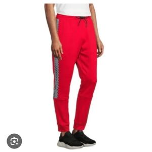 Sports Illustrated Men's Breathable Track/Jogger Sweat Pants ~ Red
